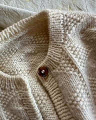 Detaljebillede af hvid Esther Jacket