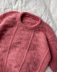 Liggende lyserød Esther Sweater Baby