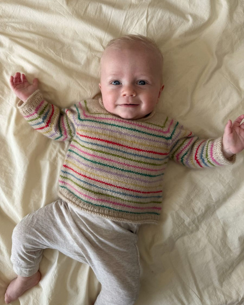 Barn i mangefarvet Frankie Sweater Baby