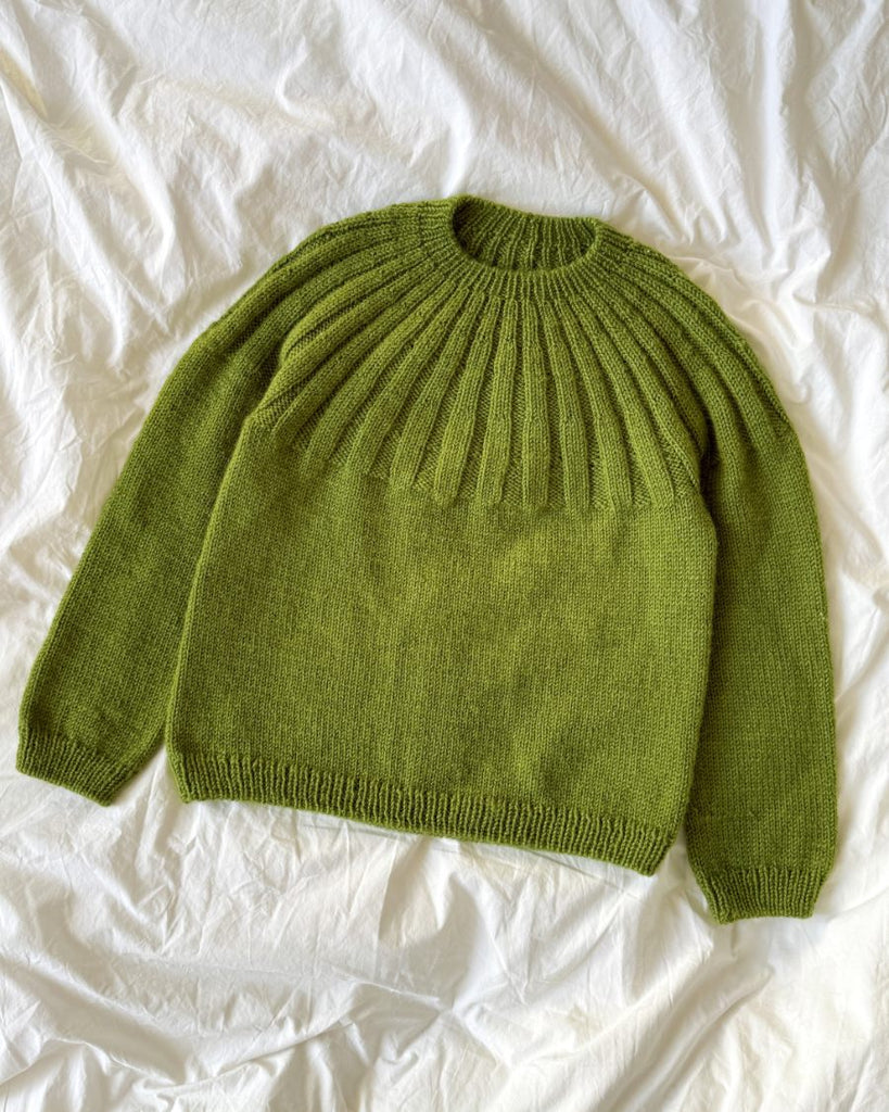 Liggebillede af grøn Haralds Sweater