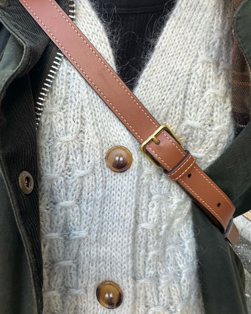 Jenny jacket med galalit knapper på 20 mm