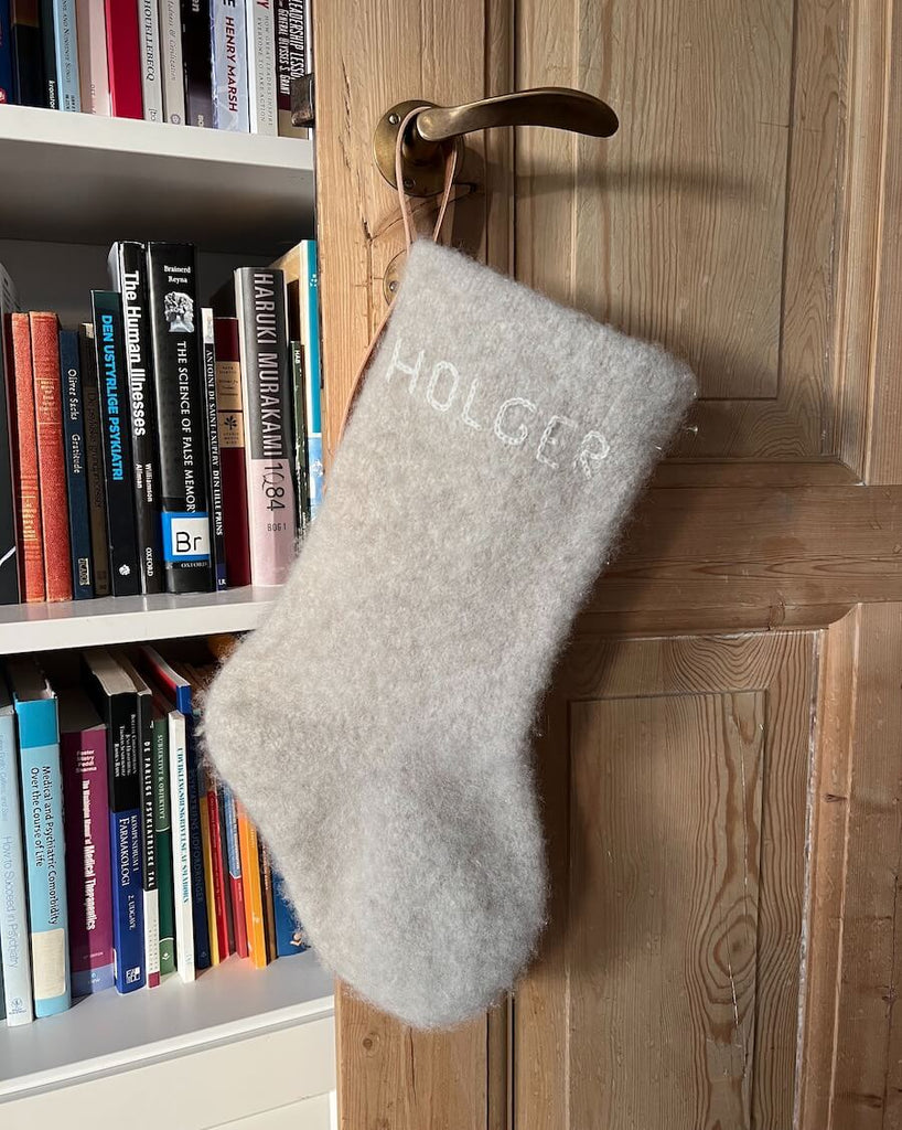 Hængende grå Julesok