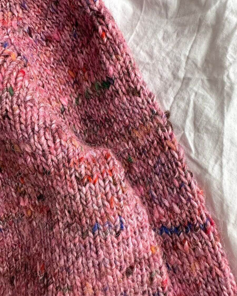 Detaljebillede af pink Terrazzo Sweater Junior