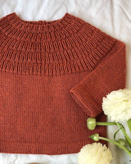 Liggende rød Ankers Bluse