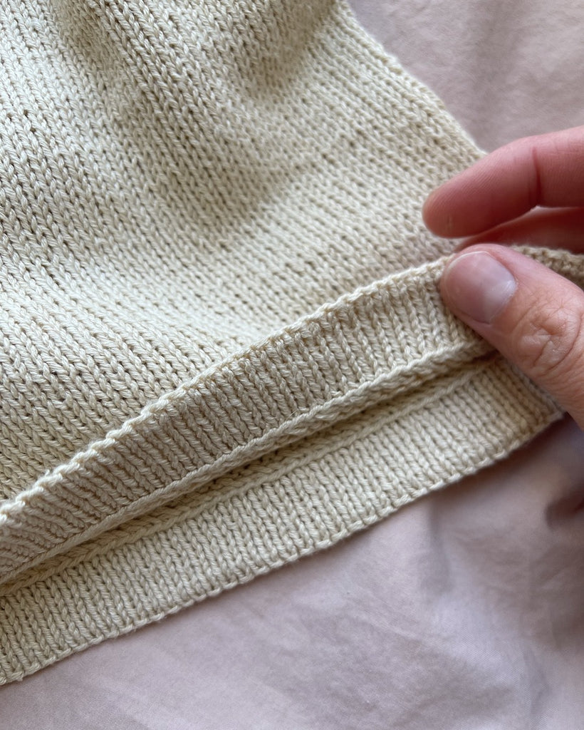 Closeup af hvid Kumulus Top