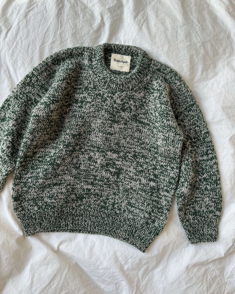 Liggebillede af bordeaux Melange Sweater Junior 