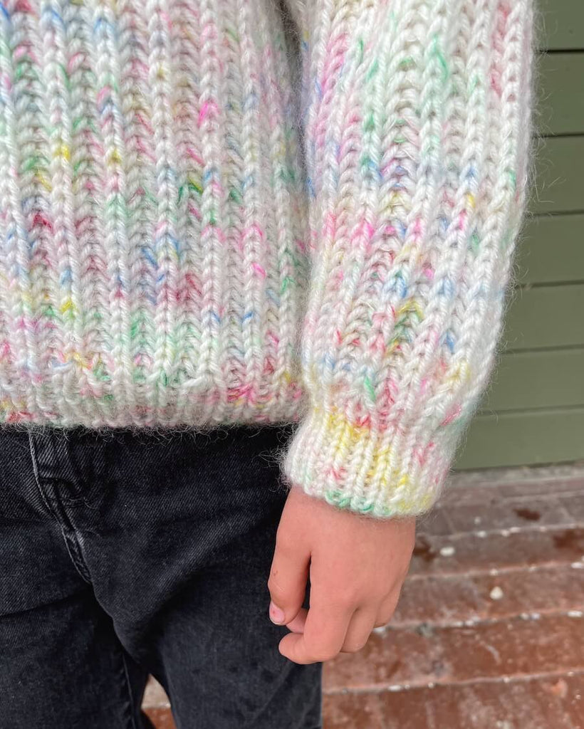 Detaljebillede af multifarvet September Sweater Junior